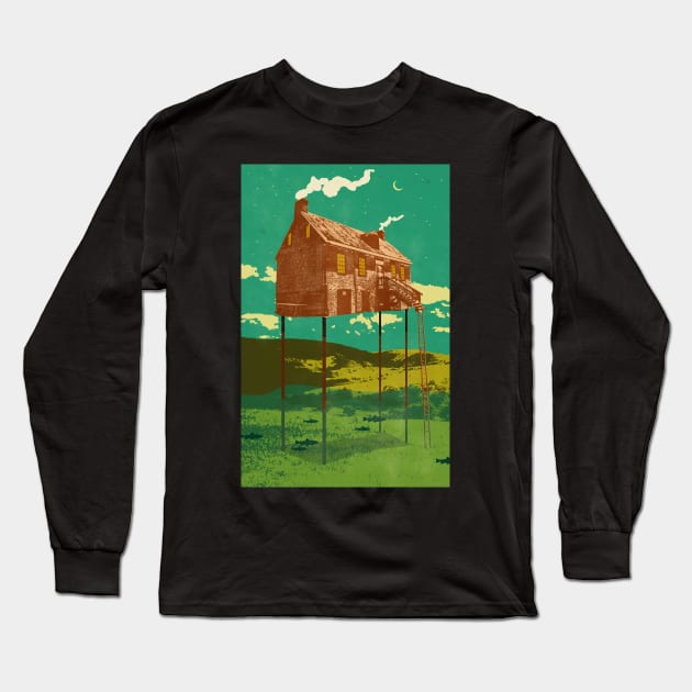 RIVER HOUSE Long Sleeve T-Shirt by Showdeer